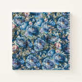 Blaue Pony Blumenbriefe an meine Tochter Sake halt Notizblock (Rückseite)