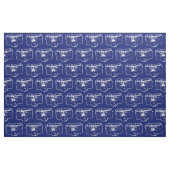 Blaue Pop-Art-Kamera Stoff (Fat Quarter (45,7 x 55,9 cm))
