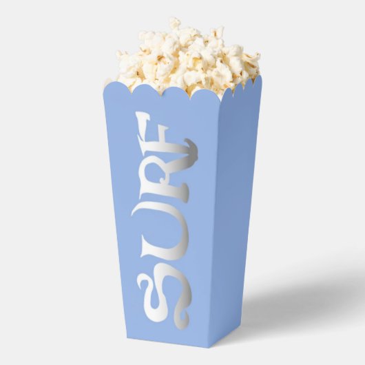 Blaue Popcorn-Boxen Geschenkschachtel (Geplatzt)
