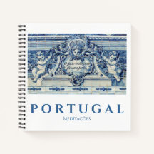 Blaue portugiesische Fliesen mit zwei Engeln