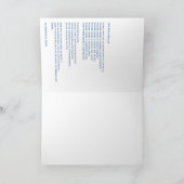 Blaue portugiesische Religiöse Fliesen mit Engeln Karte (Innenseite)