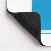 Blaue Powerbank Mousepad (Ecke)
