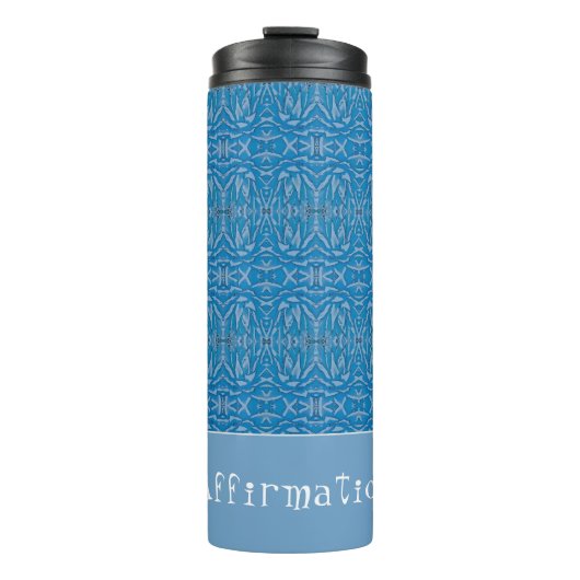 Blaue Promotion Agave Thermal Tumbler Thermosbecher (Vorderseite)