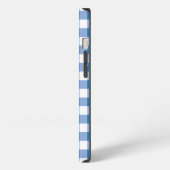 Blaue Prüfung iPhone Hülle (Linke Seite)