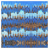 Blaue Pulsstripie Stoff (Nahaufnahme)