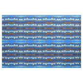 Blaue Pulsstripie Stoff (Fat Quarter (45,7 x 55,9 cm))