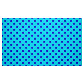 Blaue Punkte auf Cyan-Musterdesign Stoff (Fat Quarter (45,7 x 55,9 cm))