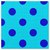 Blaue Punkte auf Cyan-Musterdesign Stoff (Nahaufnahme)