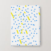 Blaue Punkte Button (Vorderseite)