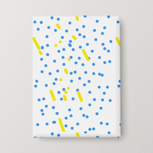 Blaue Punkte Button (Vorderseite)