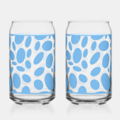 Blaue Punkte Glas (Rechts)