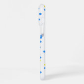 Blaue Punkte iPhone Hülle (Linke Seite)