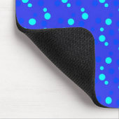 blaue Punkte Mousepad (Ecke)