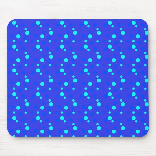 blaue Punkte Mousepad (Vorne)