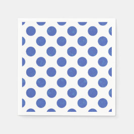Blaue Punkte Serviette
