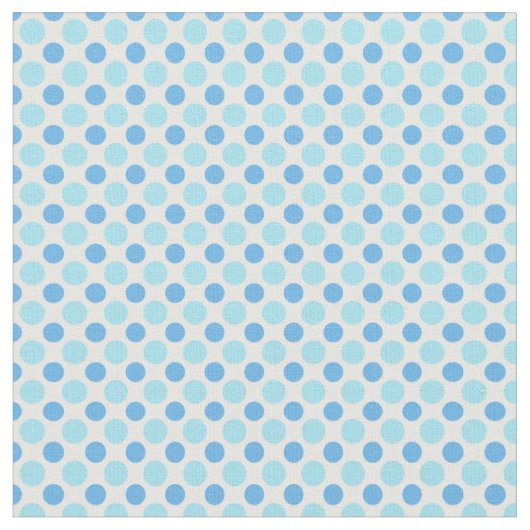 blaue Punkte Stoff (Nahaufnahme)
