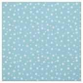 Blaue Punkte Stoff (Muster)