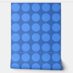Blaue Punkte Tapete