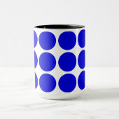 Blaue Punkte Tasse (Zentrum)