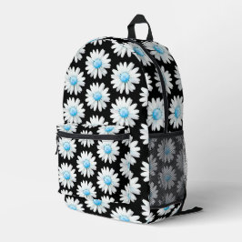 Blaue Punktedaisy Bedruckter Rucksack