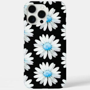 Blaue Punktierte Gänseblümchen iPhone 16 Pro Max Hülle