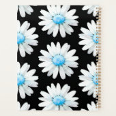 Blaue Punktierte Gänseblümchen Planer (Rückseite)