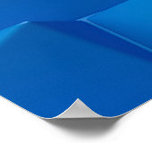 Blaue Pyramiden Poster (Ecke)