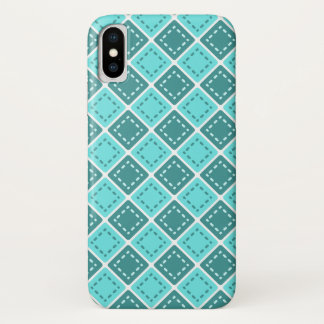 Blaue Quadrate Case-Mate iPhone Hülle