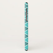 Blaue Quadrate Case-Mate iPhone Hülle (Hinten/Links)