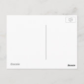 Blaue Quadrate in einem geometrischen Muster Postkarte (Rückseite)