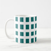 Blaue Quadrate Kaffeetasse (Links)