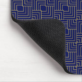 Blaue Quadrate Mousepad (Ecke)