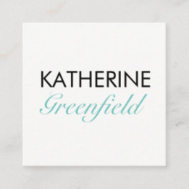 Blaue quadratischer terminkarte