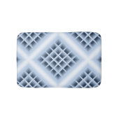 Blaue Quadratzoll Badematte (Vorderseite)