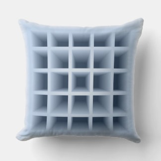 Blaue Quadratzoll Kissen