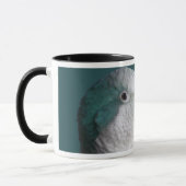Blaue Quäker-Papageien-Tasse Tasse (Links)