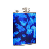 Blaue Qualle Flachmann (Rechts)