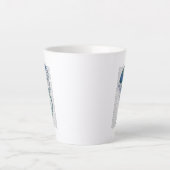 Blaue Qualle Milchtasse (Vorderseite)