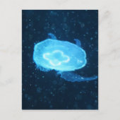 Blaue Qualle Postkarte (Vorderseite)