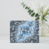 Blaue Qualle Postkarte (Stehend Vorderseite)