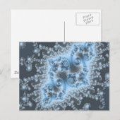Blaue Qualle Postkarte (Vorne/Hinten)