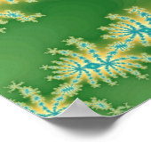 Blaue Qualle (Printwerbung) Poster (Ecke)