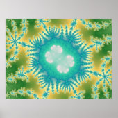 Blaue Qualle (Printwerbung) Poster (Vorne)