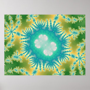 Blaue Qualle (Printwerbung) Poster