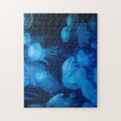 Blaue Qualle Puzzle (Vertikal)