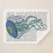 Blaue Qualle Sherpadecke (Vorderseite (Horizontal))