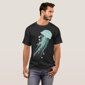 Blaue Qualle T-Shirt (Vorne ganz)