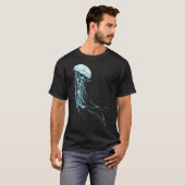 Blaue Qualle T-Shirt (Vorne ganz)