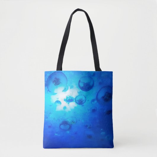 Blaue Qualle Tasche (Vorderseite)