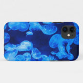 Blaue Qualle unter Wasser Case-Mate iPhone Hülle (Rückseite (Horizontal))